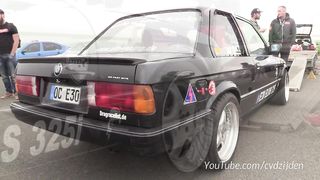 725HP BMW 325i E30 Turbo vs Lamborghini Aventador LP700-4