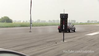 725HP BMW 325i E30 Turbo vs Lamborghini Aventador LP700-4